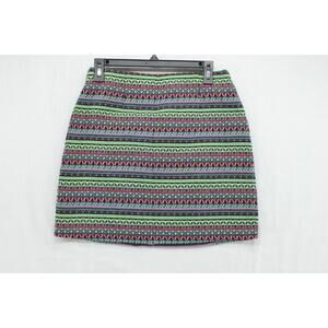 VTG NWT Shrinking Violet Mini Skirt Women's Medium Stripe Pattern Mini Statement